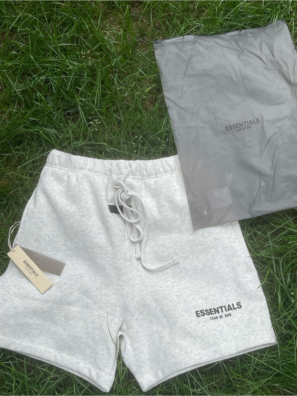ESSENTIALS Fear of God Men's Oatmeal Shorts